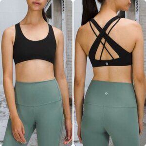 NEW Lululemon 2021 Light Support Nulu Yoga Bra Sz. 4 (A/B Cups) *Black